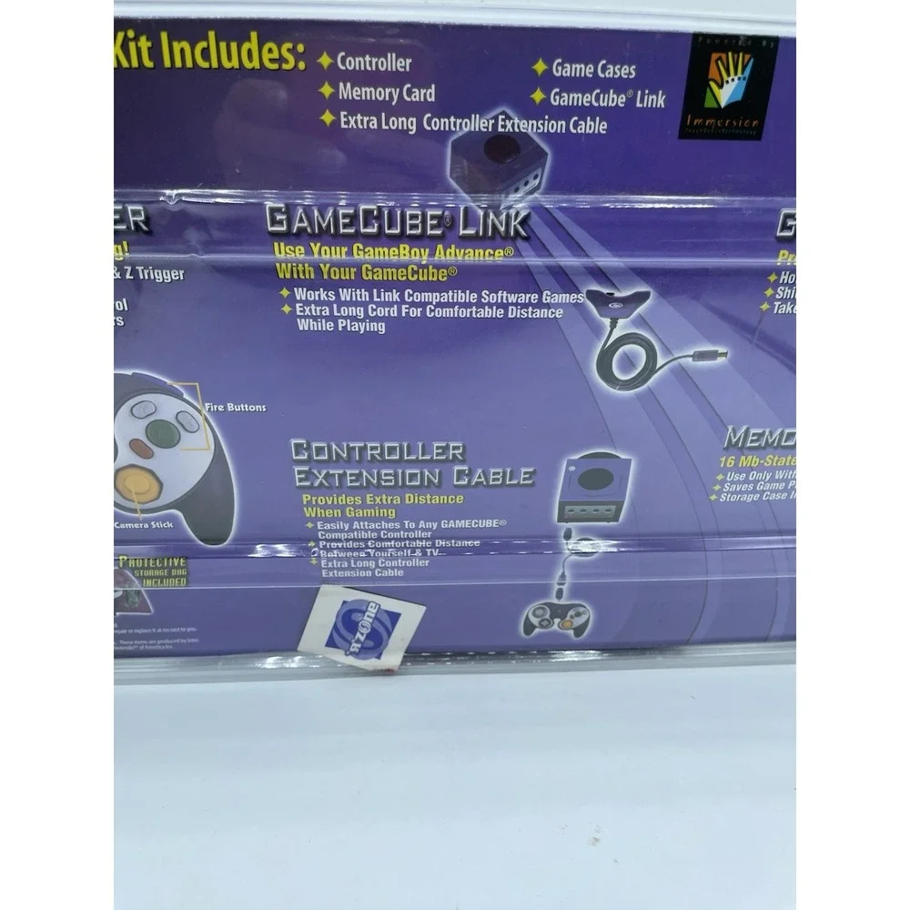Intec Bundle Pak Gamecube Starter Kit G Force Controller BRAND‎ NEE FACTORY SEAL
